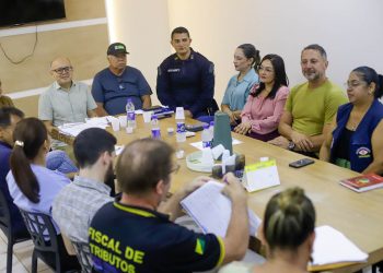 Prefeitura realiza reunião de planejamento do Festival da Farinha com forças de segurança pública