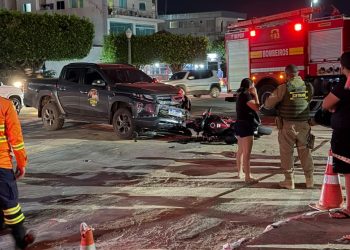 Acidente é registrado na Avenida coronel Mâncio Lima