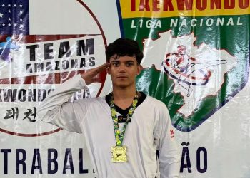 Com Bryan Azevedo hepta, Acre fatura oito medalhas no Brasileiro Regional de Taekwondo