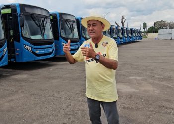 Bocalom comemora chegada de 60 novos ônibus e promete pagar gratuidades de alunos