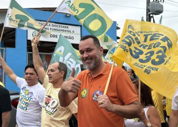Caminhada reúne apoiadores e mostra força da candidatura de Elter Nóbrega em Cruzeiro do Sul