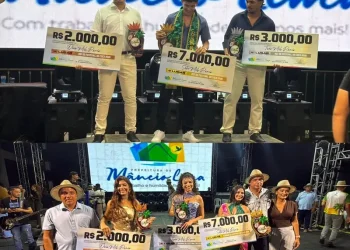 Luiz Henrique e Caciula Holanda são coroados como rei e rainha da 6° edição do Festival do Coco de Mâncio Lima